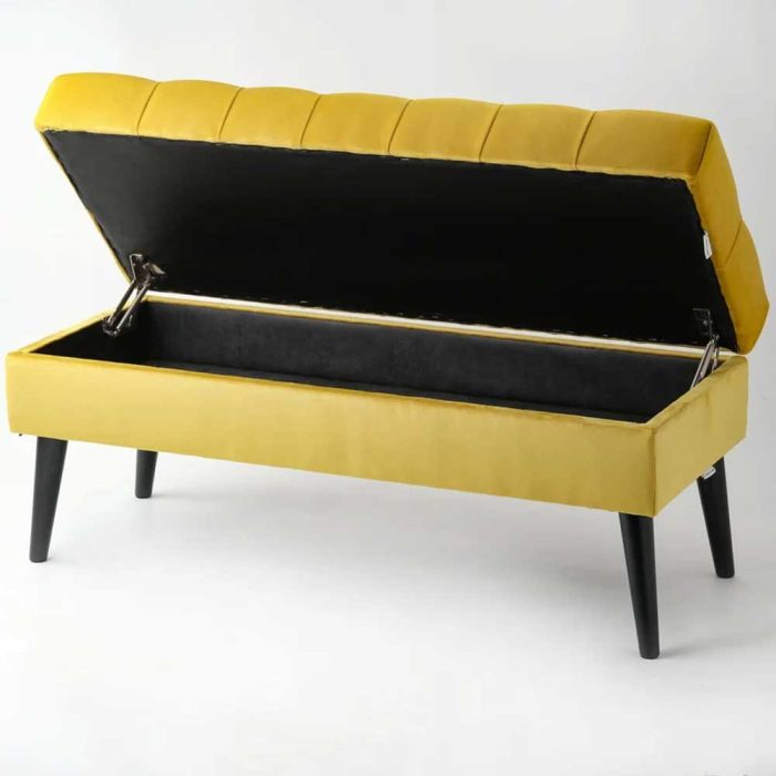 Handmade Upholstered Storage Bench