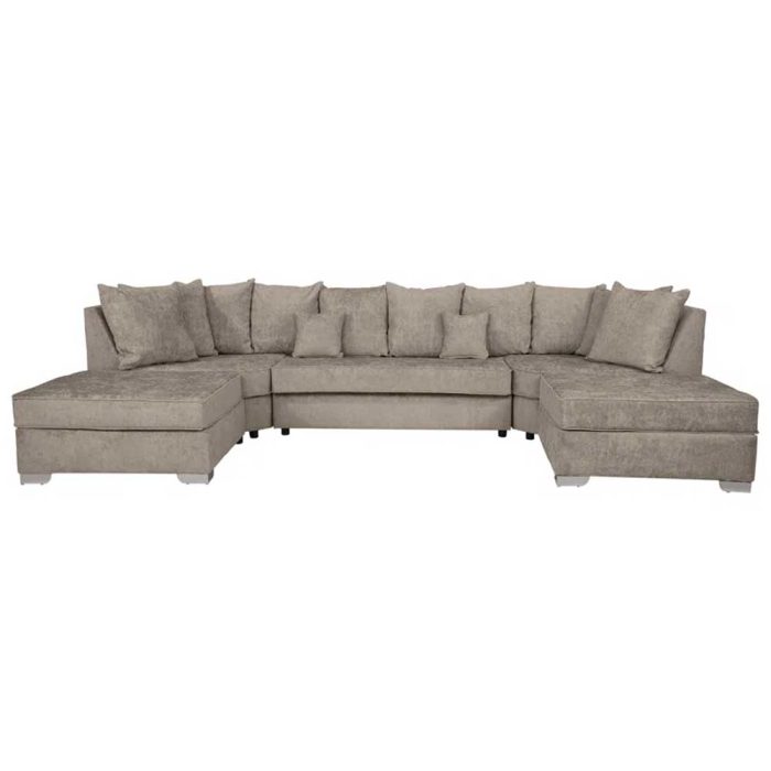 Hervie Sectional sofa with 2 Ottomans