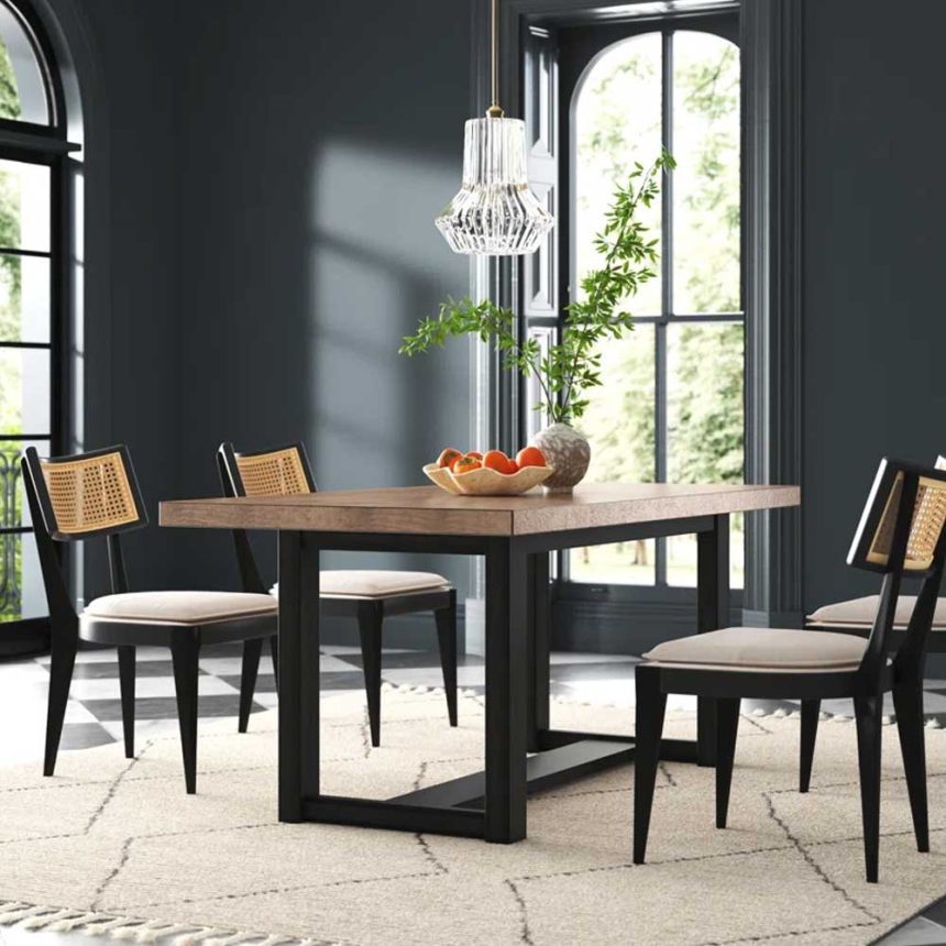 Modern Contemporary Dining Table Fatima Furniture 6476