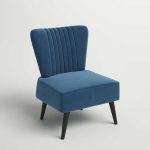 Velvet Upholstered Accent Chair