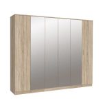 Washam 6 Door Wardrobe With Mirrors