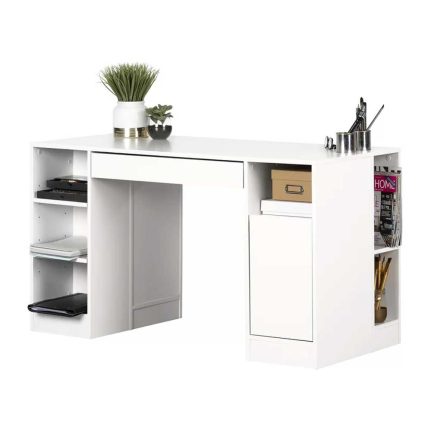 Modern office desk with storage