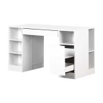 Modern office desk with storage