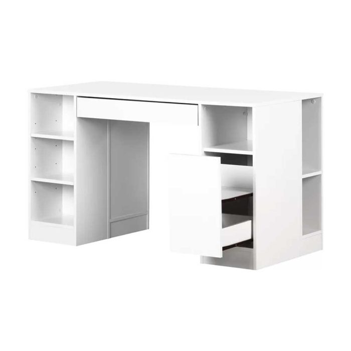 Modern office desk with storage