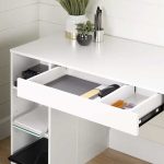 Modern office desk with storage